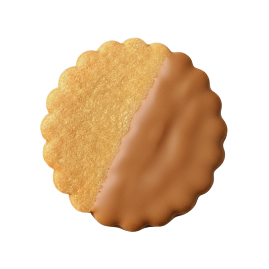 Luna – Milk chocolate dipped cookie