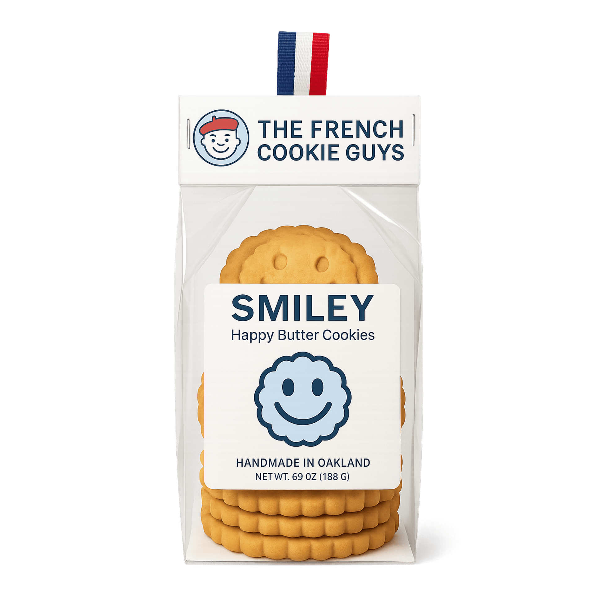 Smiley - Happy butter cookies (treat pack)